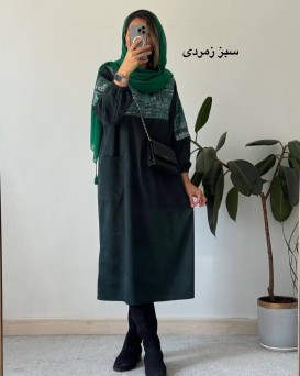 پیراهن مانتویی پاییزه بهنیا