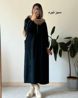 پیراهن مانتویی پاییزه تلما