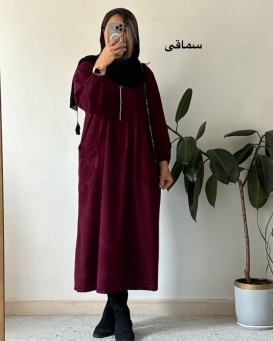 پیراهن مانتویی پاییزه تلما