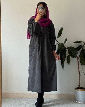 پیراهن مانتویی پاییزه تلما