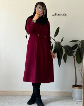 پیراهن مانتویی پاییزه ترنج