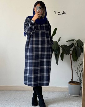 کفتان پشمی چهارخونه دیبا 1