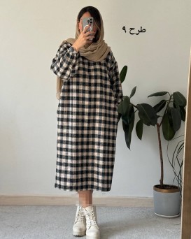 کفتان پشمی چهارخونه دیبا 1