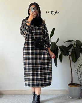 کفتان پشمی چهارخونه دیبا 1