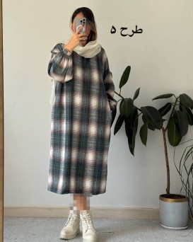 کفتان پشمی چهارخونه دیبا 1