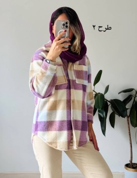 شکت پشمی چهارخونه کیمیا