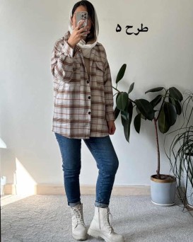 شکت چهارخونه پشمی قاصدک