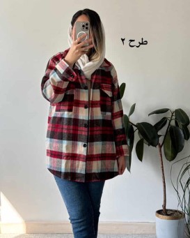شکت چهارخونه پشمی قاصدک
