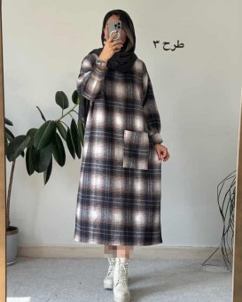 کفتان پشمی تک جیب