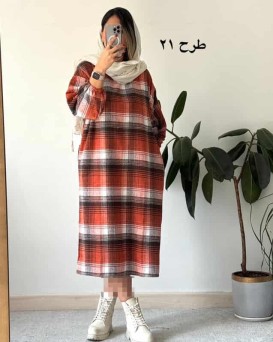 کفتان پشمی چهارخونه دیبا 2