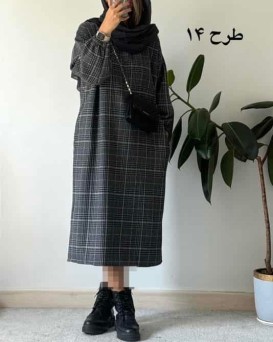 کفتان پشمی چهارخونه دیبا 3