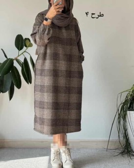 کفتان پشمی چهارخونه دیبا 3