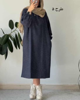کفتان پشمی چهارخونه دیبا 3