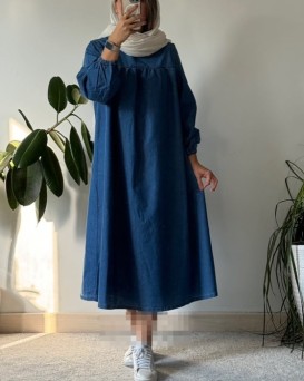 پیراهن جین پارچه ترک 1
