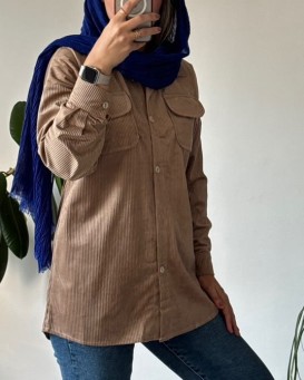 مانتو مخمل کبریتی