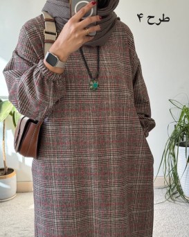 کفتان پشمی چهارخونه دیبا 5