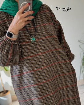 کفتان پشمی چهارخونه دیبا 5
