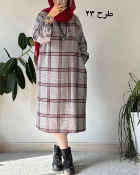 کفتان پشمی چهارخونه دیبا 5