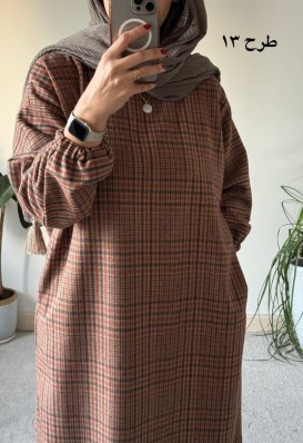کفتان پشمی چهارخونه دیبا 5