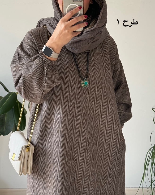 کفتان پشمی چهارخونه دیبا 6