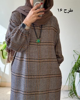 کفتان پشمی چهارخونه دیبا 6