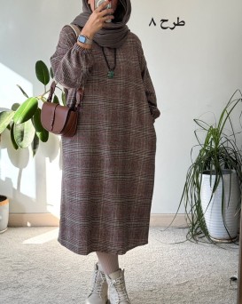کفتان پشمی چهارخونه دیبا 6