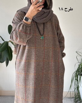 کفتان پشمی چهارخونه دیبا 6