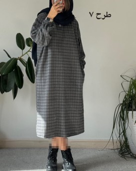 کفتان پشمی چهارخونه دیبا 6