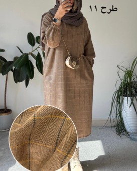 کفتان پشمی چهارخونه دیبا 6