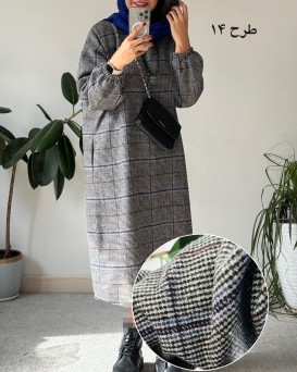 کفتان پشمی چهارخونه دیبا 6