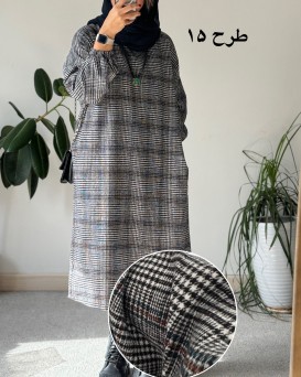 کفتان پشمی چهارخونه دیبا 6