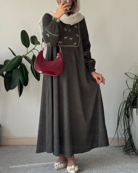 مانتو عبایی پاپیون