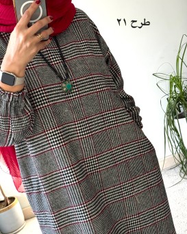 کفتان پشمی چهارخونه دیبا 6