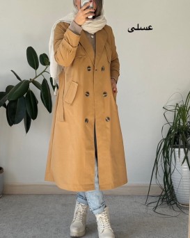 بارونی بلند کتان زارا