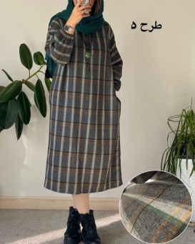 کفتان پشمی چهارخونه دیبا 7