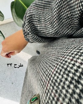 کفتان پشمی چهارخونه دیبا 8