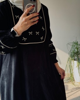 مانتو عبایی پاپیون 1
