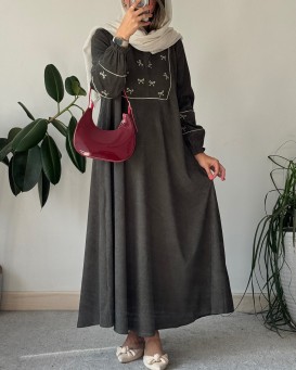 مانتو عبایی پاپیون 1