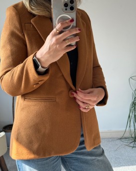پالتو کتی فوتر تک دگمه ترک