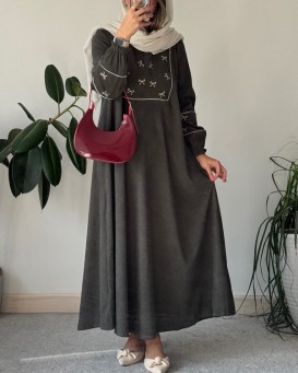 مانتو عبایی پاپیون 2