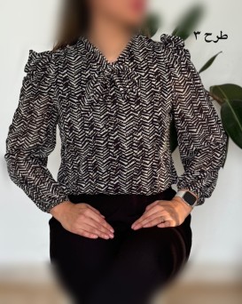 شومیز حریر آستین پفی 2