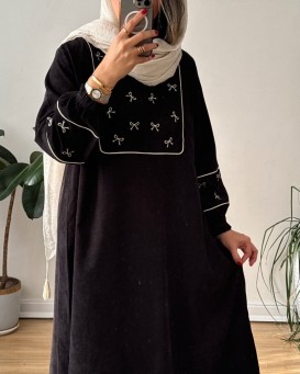 مانتو عبایی پاپیون 3