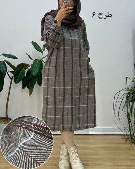 کفتان پشمی چهارخونه دیبا 9