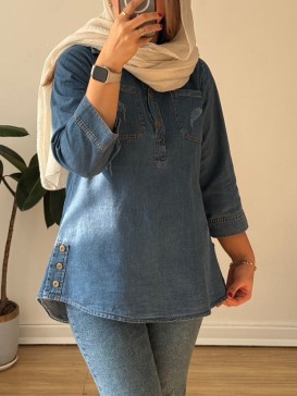 تونیک جین سه دگمه