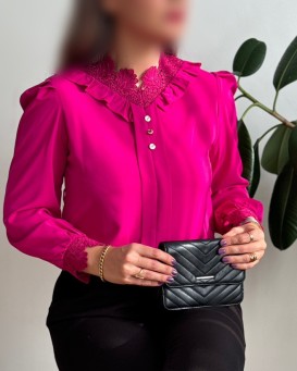 شومیز مجلسی الیزه گیپور دار