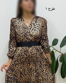 پیراهن ساتن پلیسه الیسا