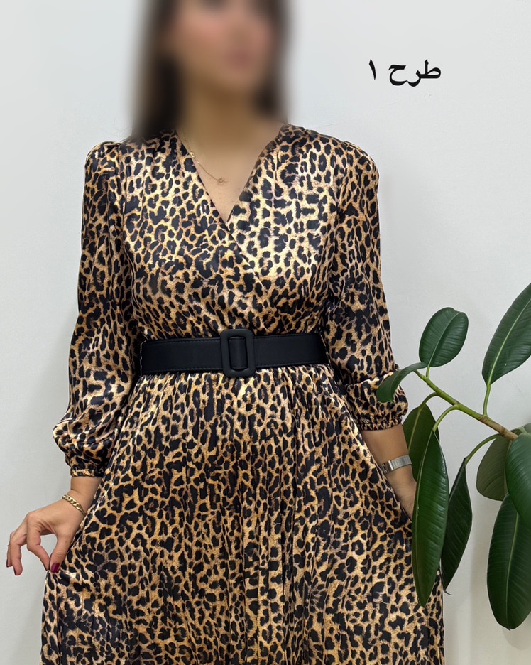 پیراهن ساتن پلیسه الیسا