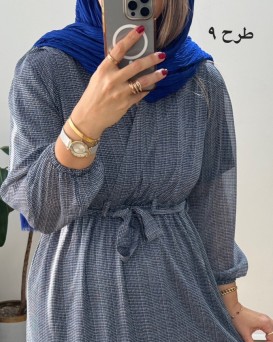 پیراهن حریر چپ و راستی ماکسی 3