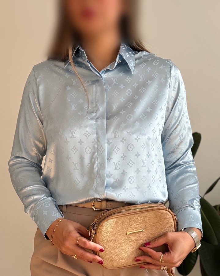 شومیز ساتن مجلسی ال وی