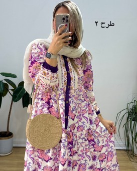 پیراهن ساحلی مزونی فرح 2